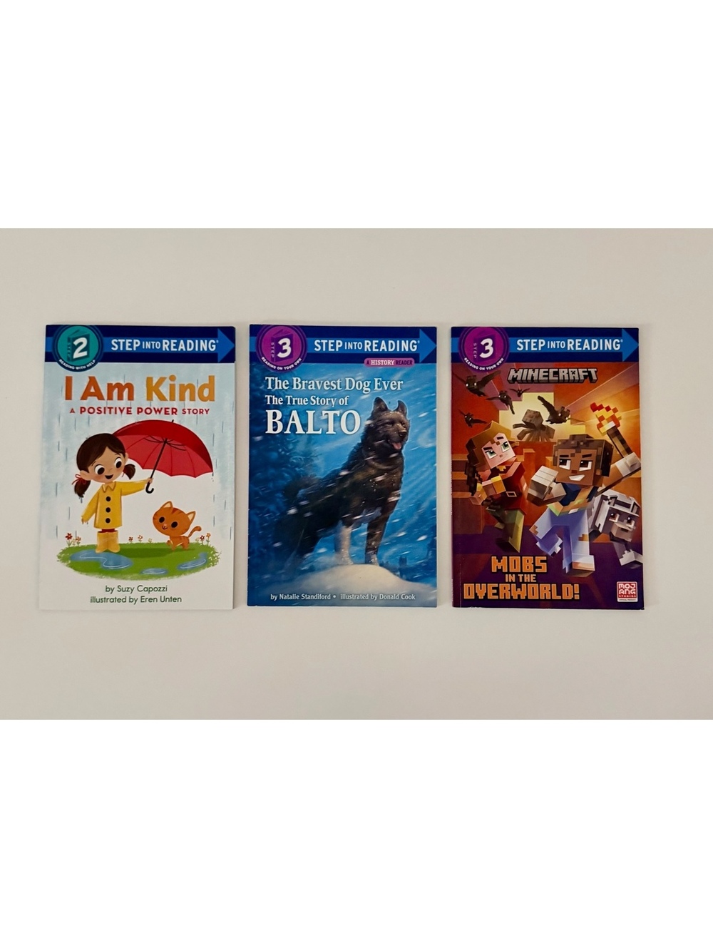 Step Into Reading Children's Book Set: I Am Kind, The Bravest Dog Ever Balto, &